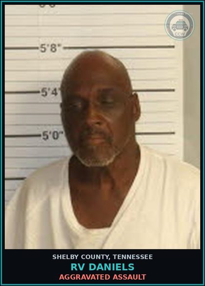 CCW arrest card for RV DANIELS in Shelby County: AGGRAVATED ASSAULT