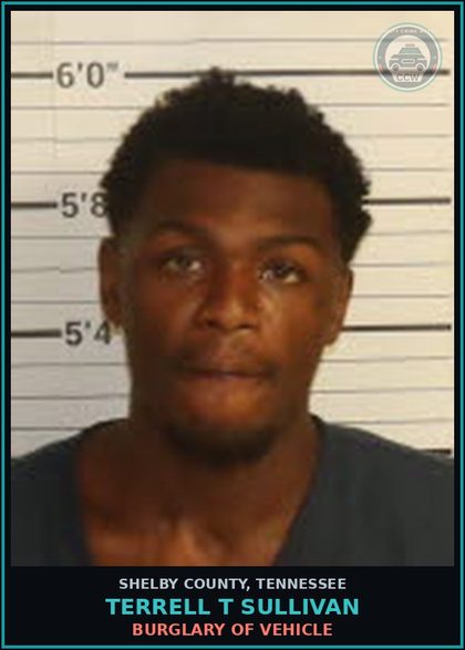 CCW arrest card for TERRELL T SULLIVAN in Shelby County: CRIMINAL ATTEMPT-THEFT OF PROPERTY $10000-$60000