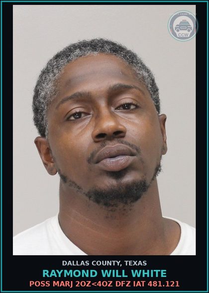 CCW arrest card for RAYMOND WILL WHITE in Dallas County: EVADING ARREST DETENTION