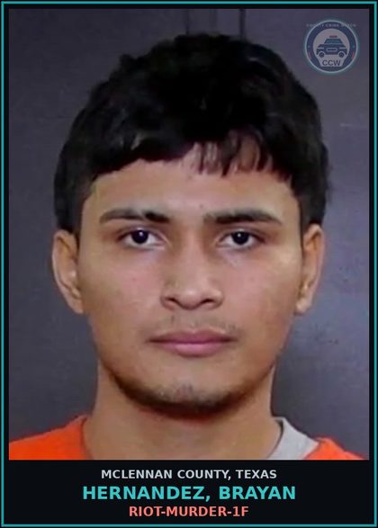 CCW arrest card for HERNANDEZ, BRAYAN in McLennan County: IMMIGRATION DETAINER