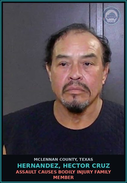 CCW arrest card for HERNANDEZ, HECTOR CRUZ in McLennan County: HARRASSMENT O/C