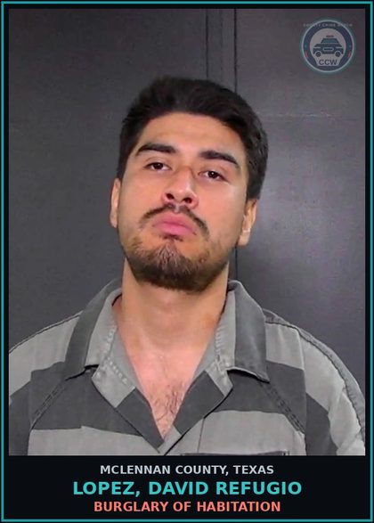 CCW arrest card for LOPEZ, DAVID REFUGIO in McLennan County: IMMIGRATION DETAINER