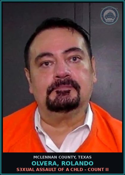 CCW arrest card for OLVERA, ROLANDO in McLennan County: VIOL BOND/PROTECTIVE ORDER-SOB 877