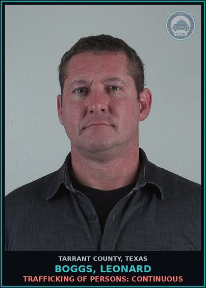CCW arrest card for Boggs, Leonard in Tarrant County: COMPEL PROST BY FORCE/THREAT/COERCION/FRAUD