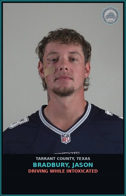 CCW arrest card for Bradbury, Jason in Tarrant County: DRIVING WHILE INTOXICATED