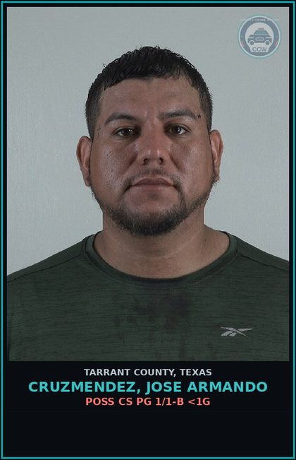 CCW arrest card for Cruzmendez, Jose Armando in Tarrant County: CONTINUOUS VIOLENCE AGAINST THE FAMILY