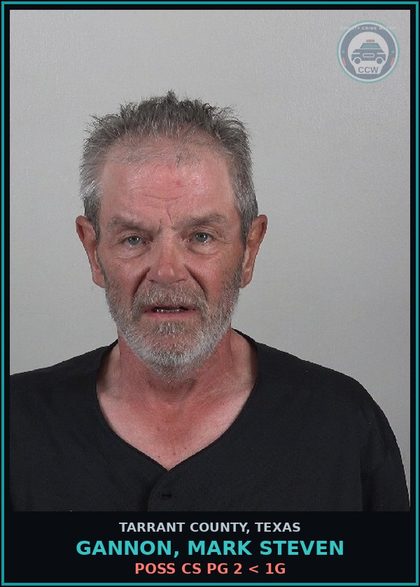 CCW arrest card for Gannon, Mark Steven in Tarrant County: DRIVING WHILE INTOXICATED 2ND