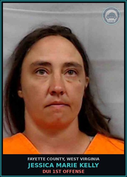 CCW arrest card for Jessica Marie Kelly in Fayette County: RECKLESS DRIVING-1