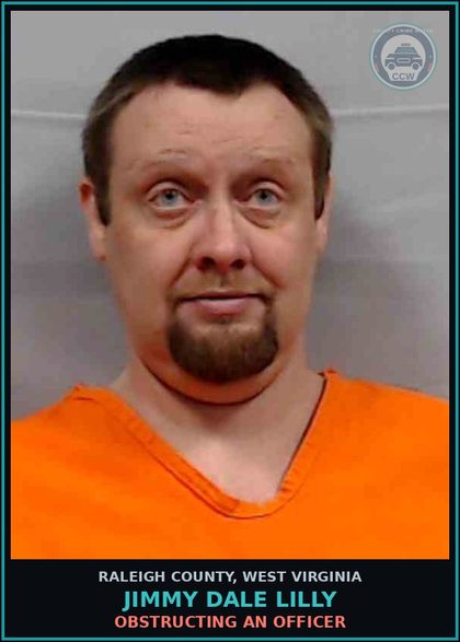 CCW arrest card for Jimmy Dale Lilly in Raleigh County: PUBLIC INTOXICATION-1