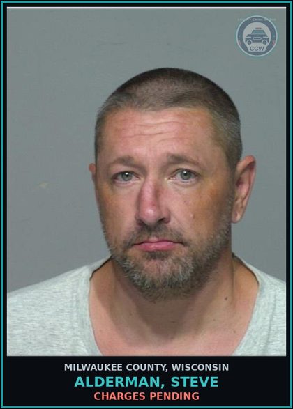 CCW arrest card for Alderman, Steve in Milwaukee County: Charges Pending