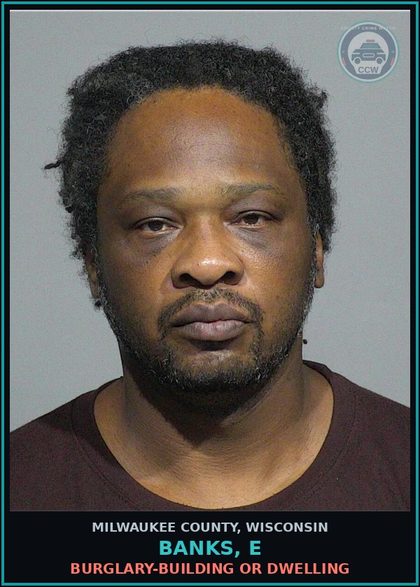 CCW arrest card for Banks, E in Milwaukee County: Resisting or Obstructing an Officer