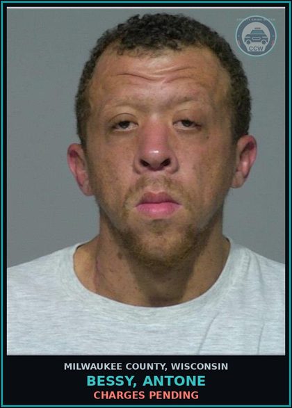 CCW arrest card for Bessy, Antone in Milwaukee County: Charges Pending