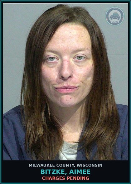 CCW arrest card for Bitzke, Aimee in Milwaukee County: Charges Pending