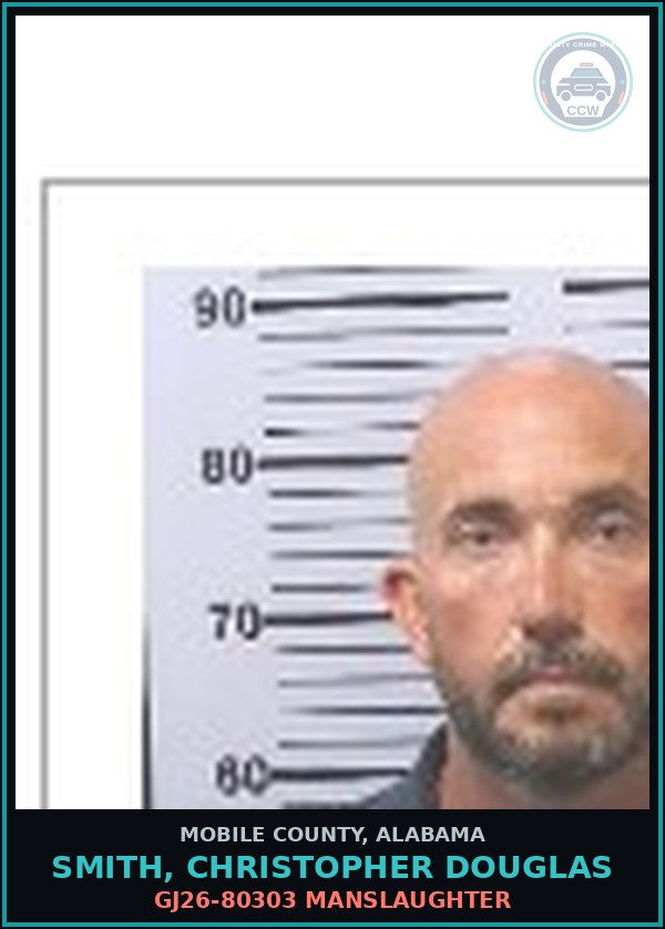 Booking mugshot of SMITH, CHRISTOPHER DOUGLAS in Mobile County