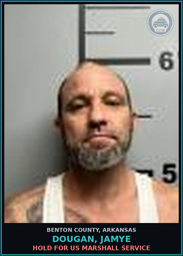Booking mugshot of Dougan, Jamye in Benton County