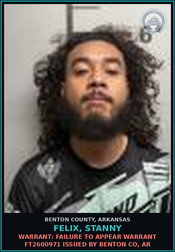 Booking mugshot of Felix, Stanny in Benton County