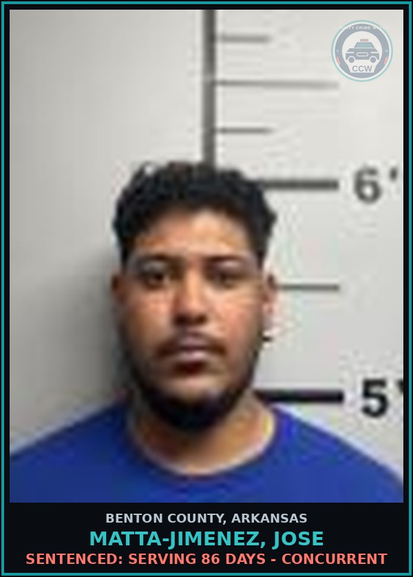 Booking mugshot of Matta-Jimenez, Jose in Benton County