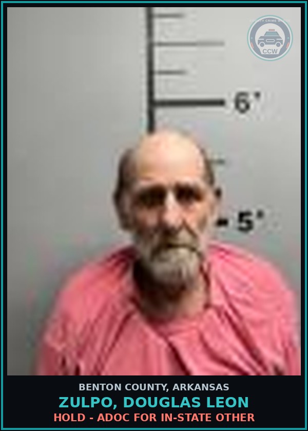 Booking mugshot of Zulpo, Douglas Leon in Benton County