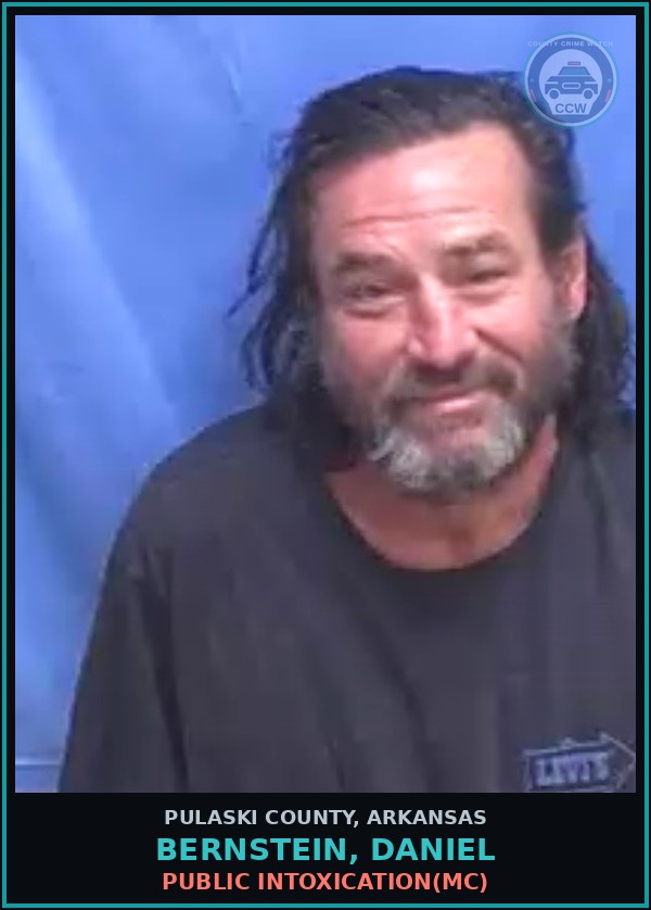 Booking mugshot of BERNSTEIN, DANIEL in Pulaski County