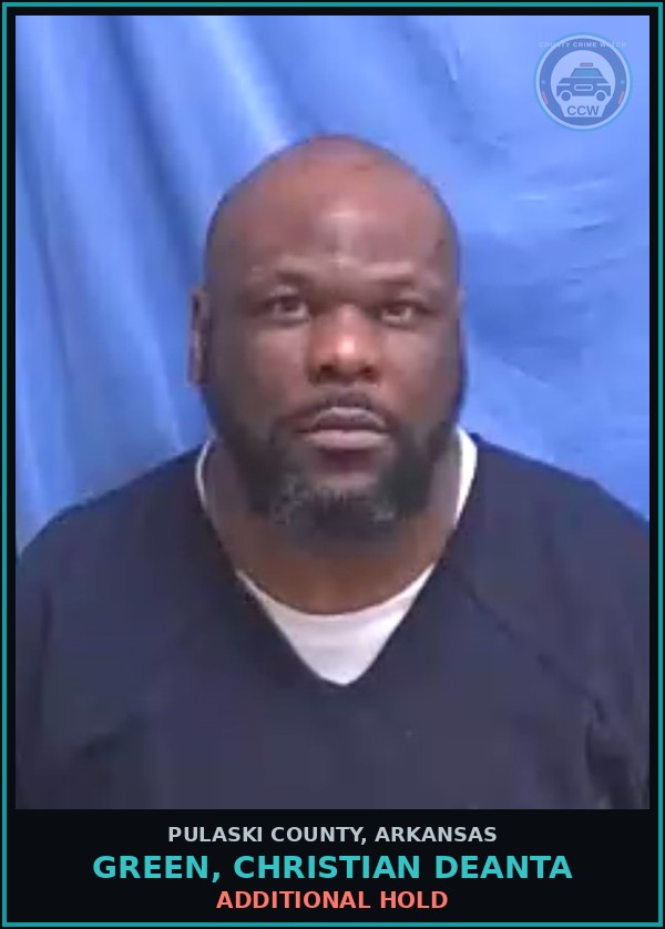Booking mugshot of GREEN, CHRISTIAN DEANTA in Pulaski County