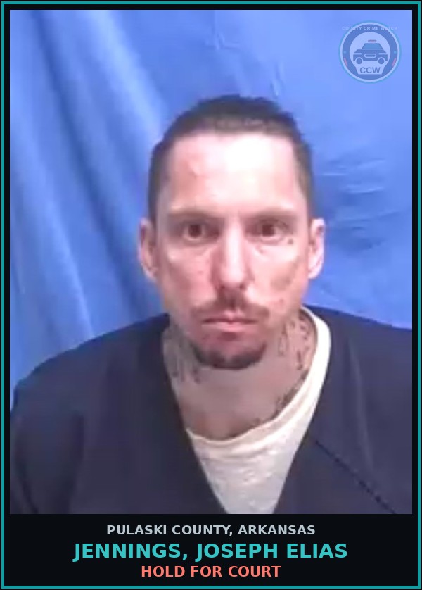Booking mugshot of JENNINGS, JOSEPH ELIAS in Pulaski County