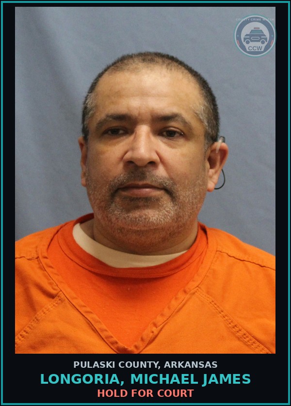 Booking mugshot of LONGORIA, MICHAEL JAMES in Pulaski County