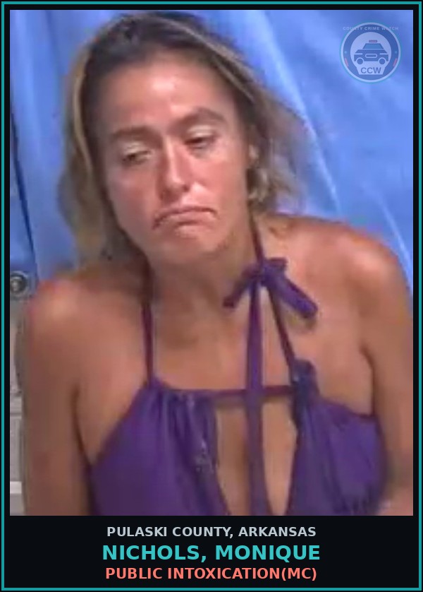 Booking mugshot of NICHOLS, MONIQUE in Pulaski County