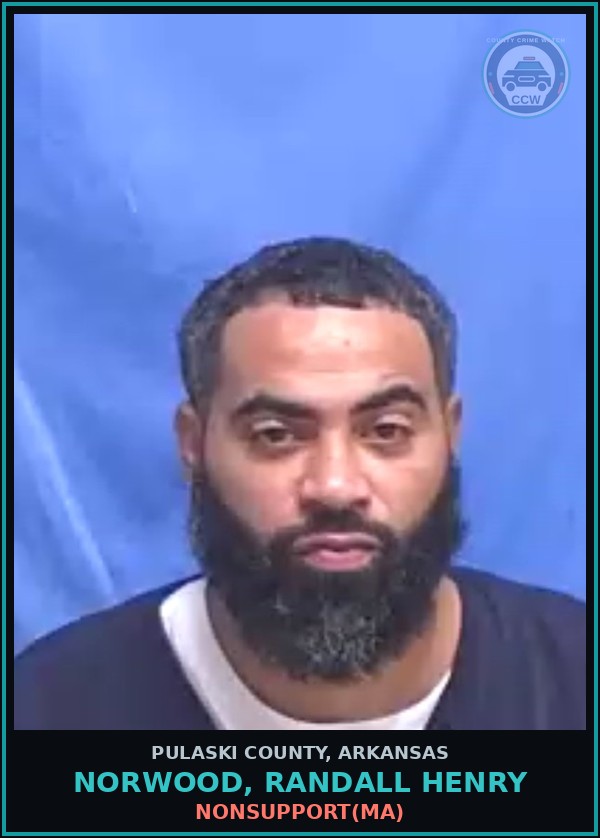 Booking mugshot of NORWOOD, RANDALL HENRY in Pulaski County
