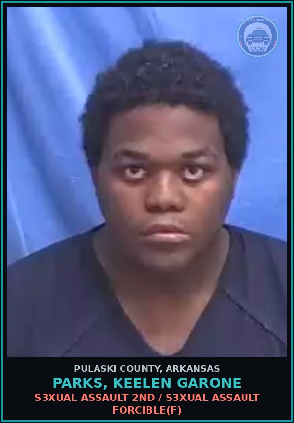 Booking mugshot of PARKS, KEELEN GARONE in Pulaski County