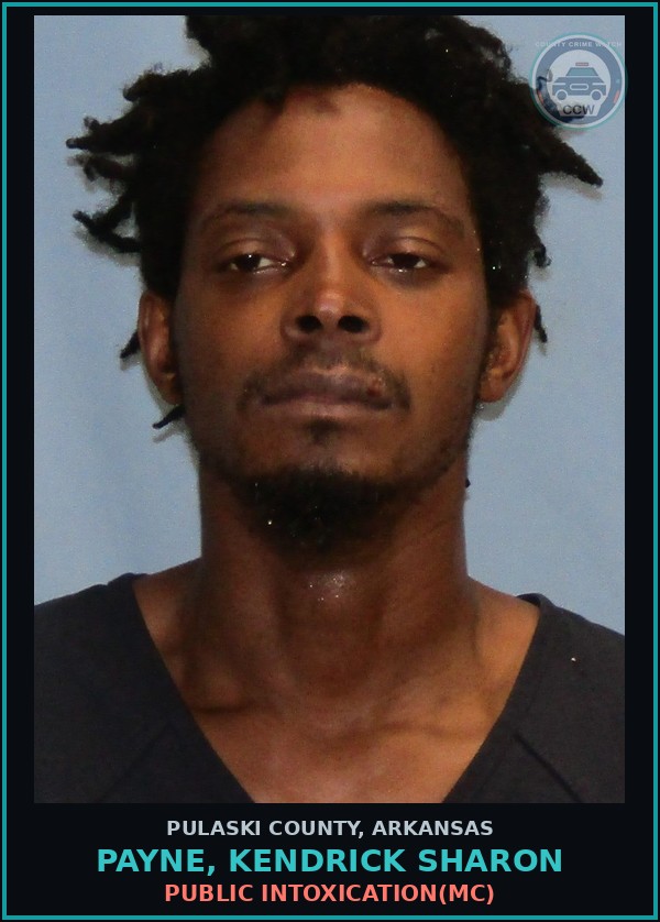 Booking mugshot of PAYNE, KENDRICK SHARON in Pulaski County