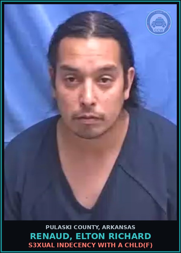 Booking mugshot of RENAUD, ELTON RICHARD in Pulaski County