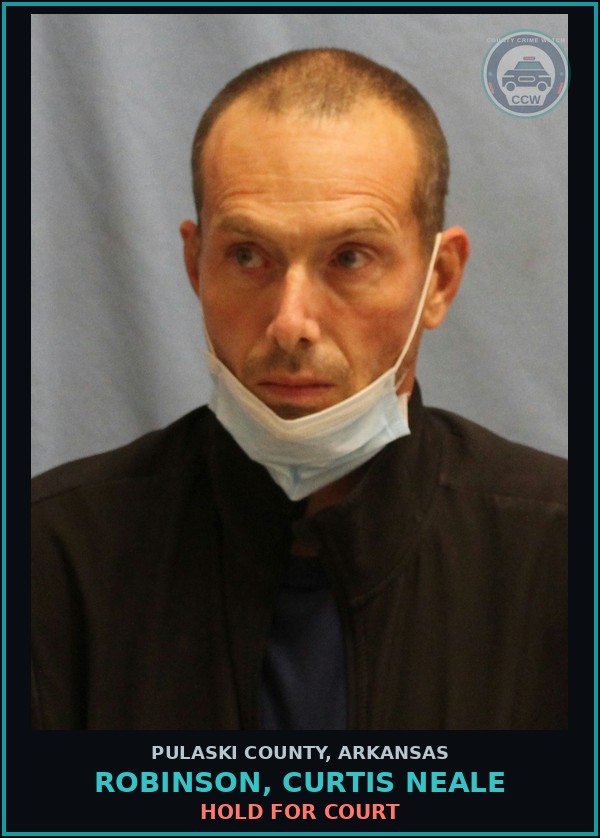 Booking mugshot of ROBINSON, CURTIS NEALE in Pulaski County