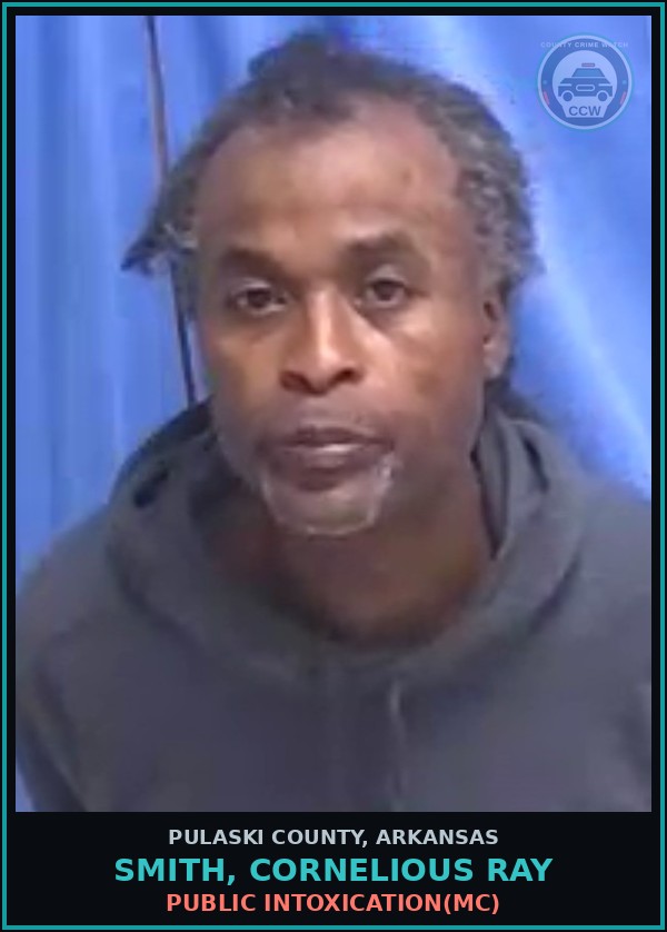 Booking mugshot of SMITH, CORNELIOUS RAY in Pulaski County