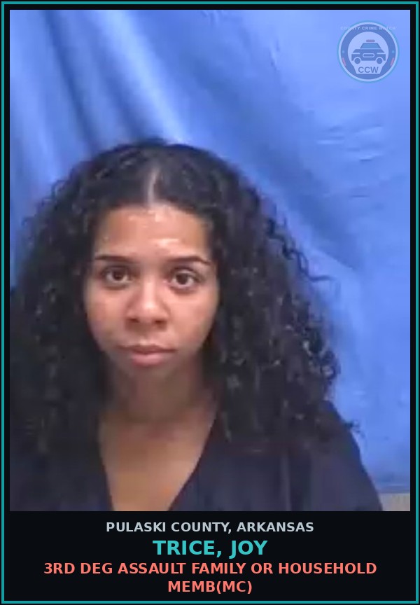 Booking mugshot of TRICE, JOY in Pulaski County