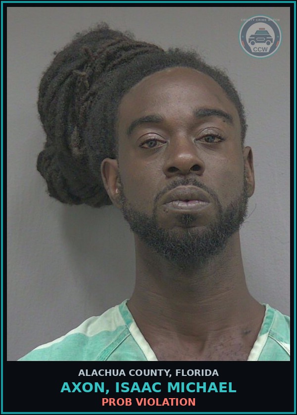 Booking mugshot of AXON, ISAAC MICHAEL in Alachua County