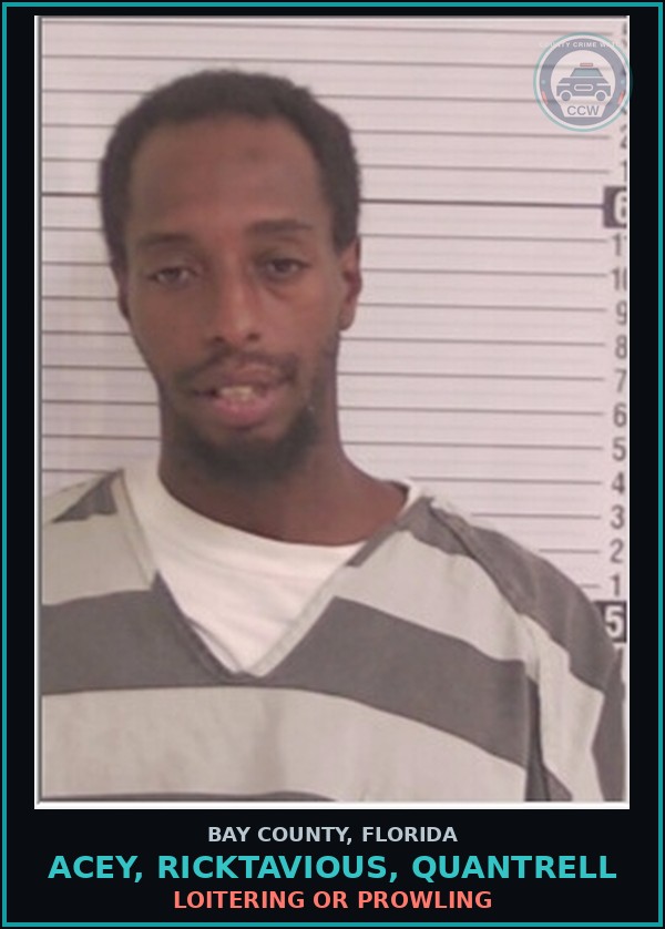 Booking mugshot of ACEY, RICKTAVIOUS, QUANTRELL in Bay County