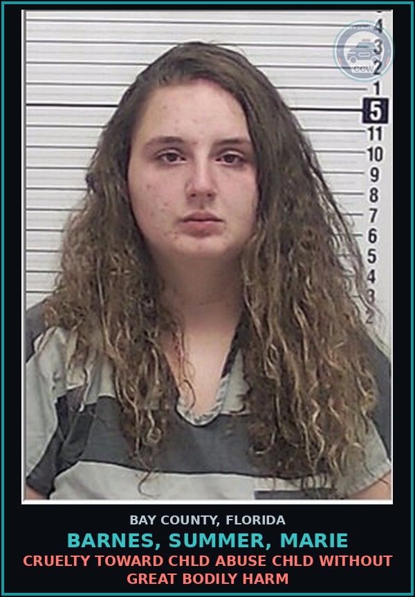 Booking mugshot of BARNES, SUMMER, MARIE in Bay County