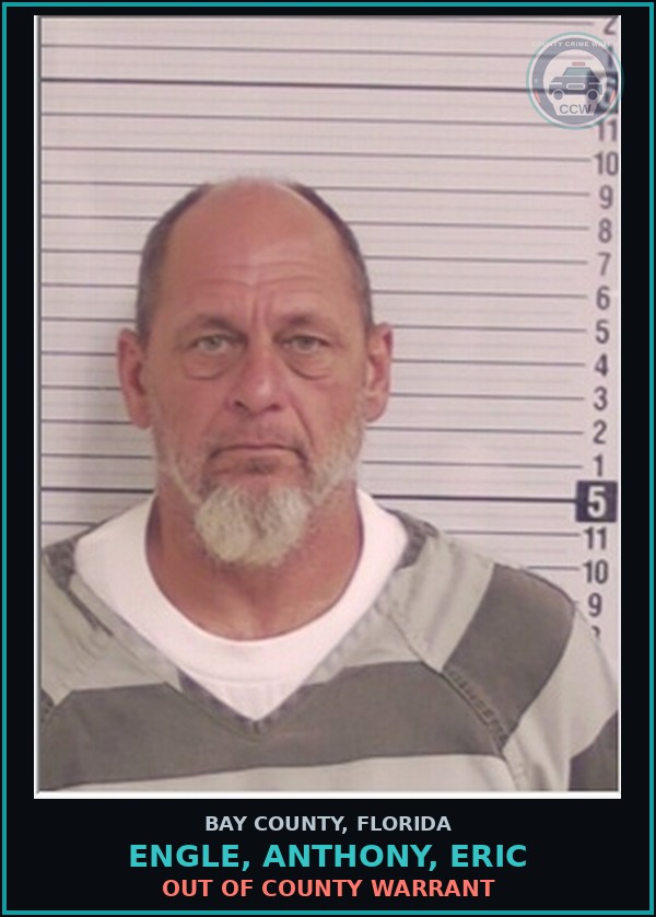 Booking mugshot of ENGLE, ANTHONY, ERIC in Bay County