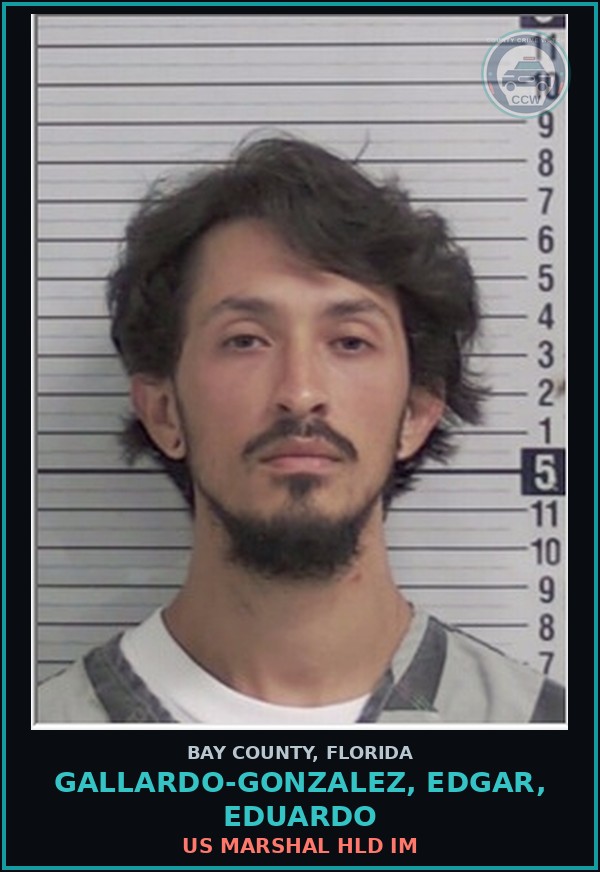 Booking mugshot of GALLARDO-GONZALEZ, EDGAR, EDUARDO in Bay County