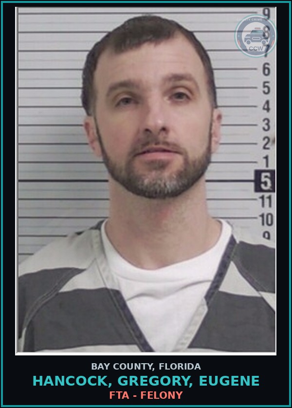 Booking mugshot of HANCOCK, GREGORY, EUGENE in Bay County