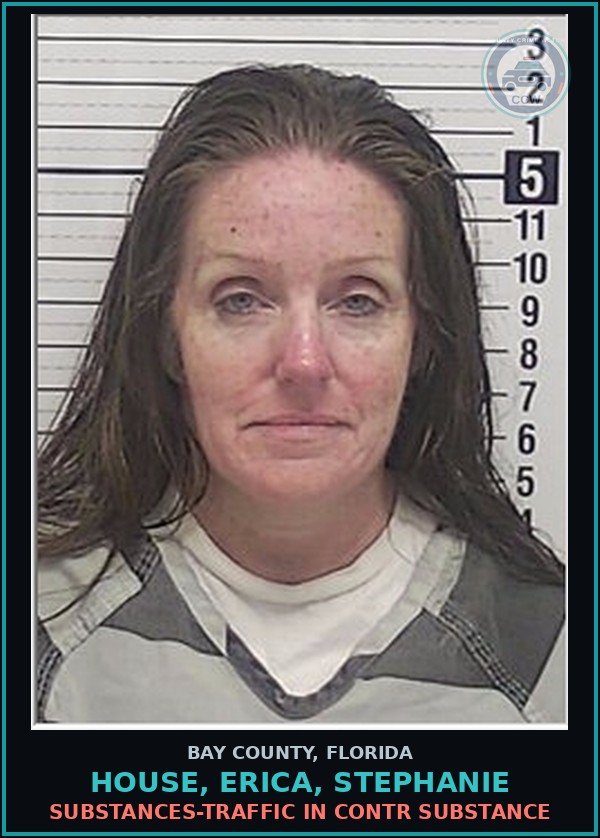 Booking mugshot of HOUSE, ERICA, STEPHANIE in Bay County