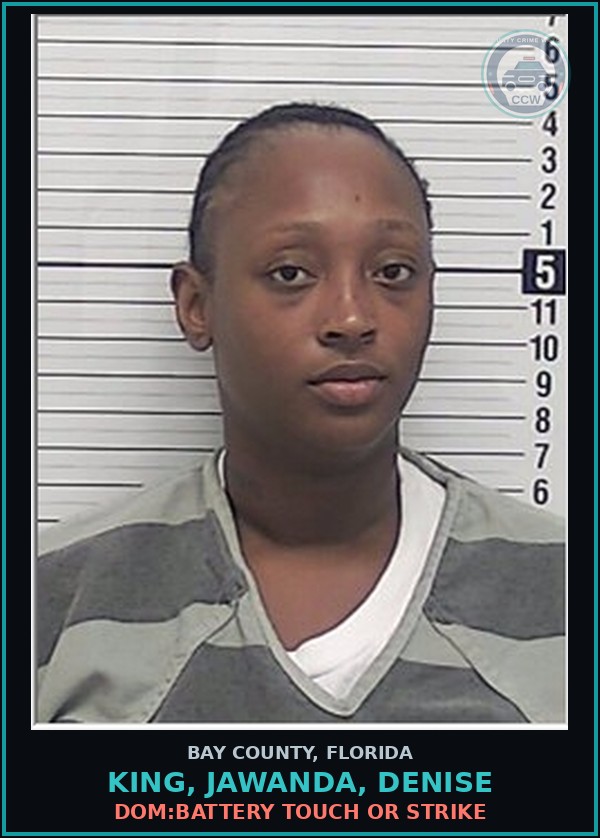 Booking mugshot of KING, JAWANDA, DENISE in Bay County