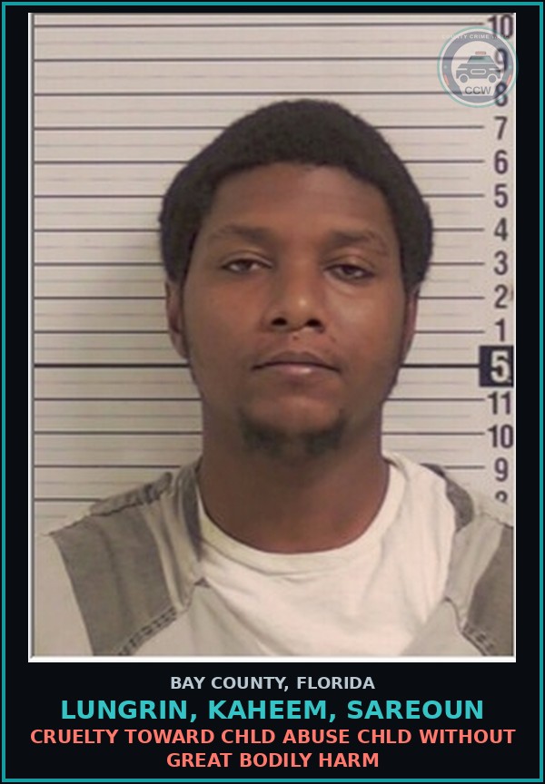 Booking mugshot of LUNGRIN, KAHEEM, SAREOUN in Bay County
