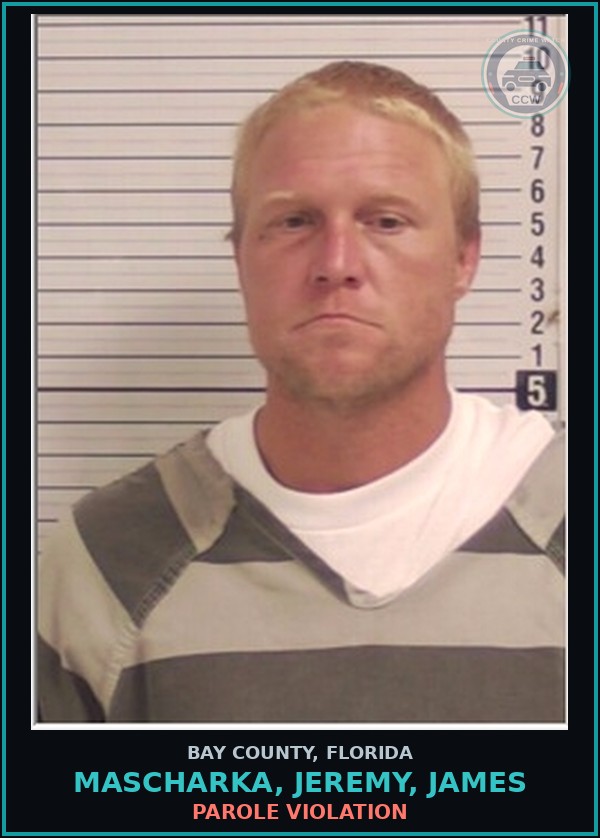 Booking mugshot of MASCHARKA, JEREMY, JAMES in Bay County
