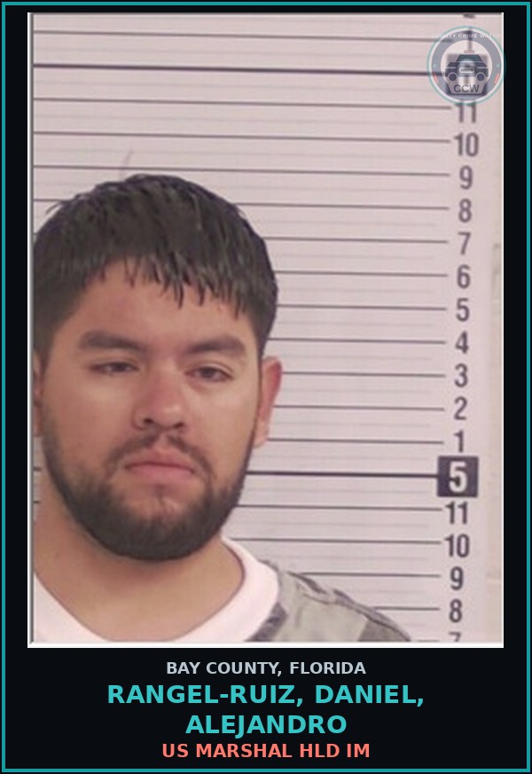Booking mugshot of RANGEL-RUIZ, DANIEL, ALEJANDRO in Bay County