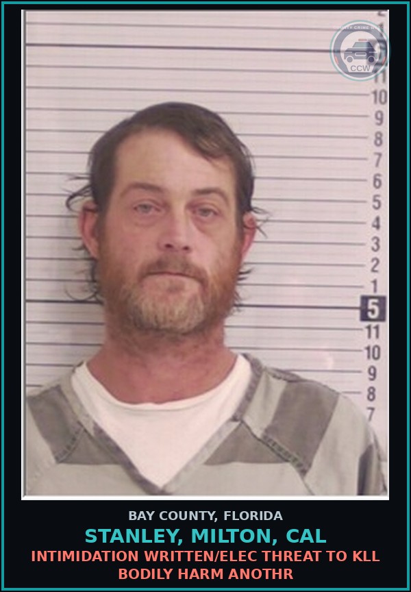 Booking mugshot of STANLEY, MILTON, CAL in Bay County