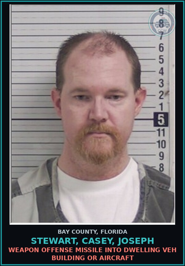 Booking mugshot of STEWART, CASEY, JOSEPH in Bay County