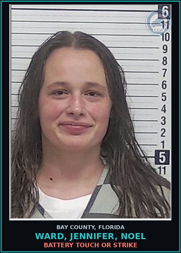 Booking mugshot of WARD, JENNIFER, NOEL in Bay County