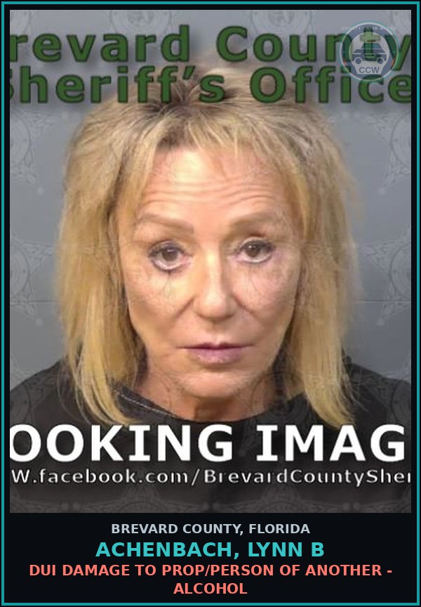Booking mugshot of ACHENBACH, LYNN B in Brevard County