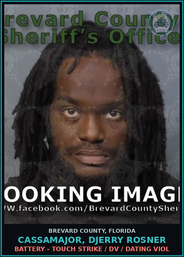 Booking mugshot of CASSAMAJOR, DJERRY ROSNER in Brevard County